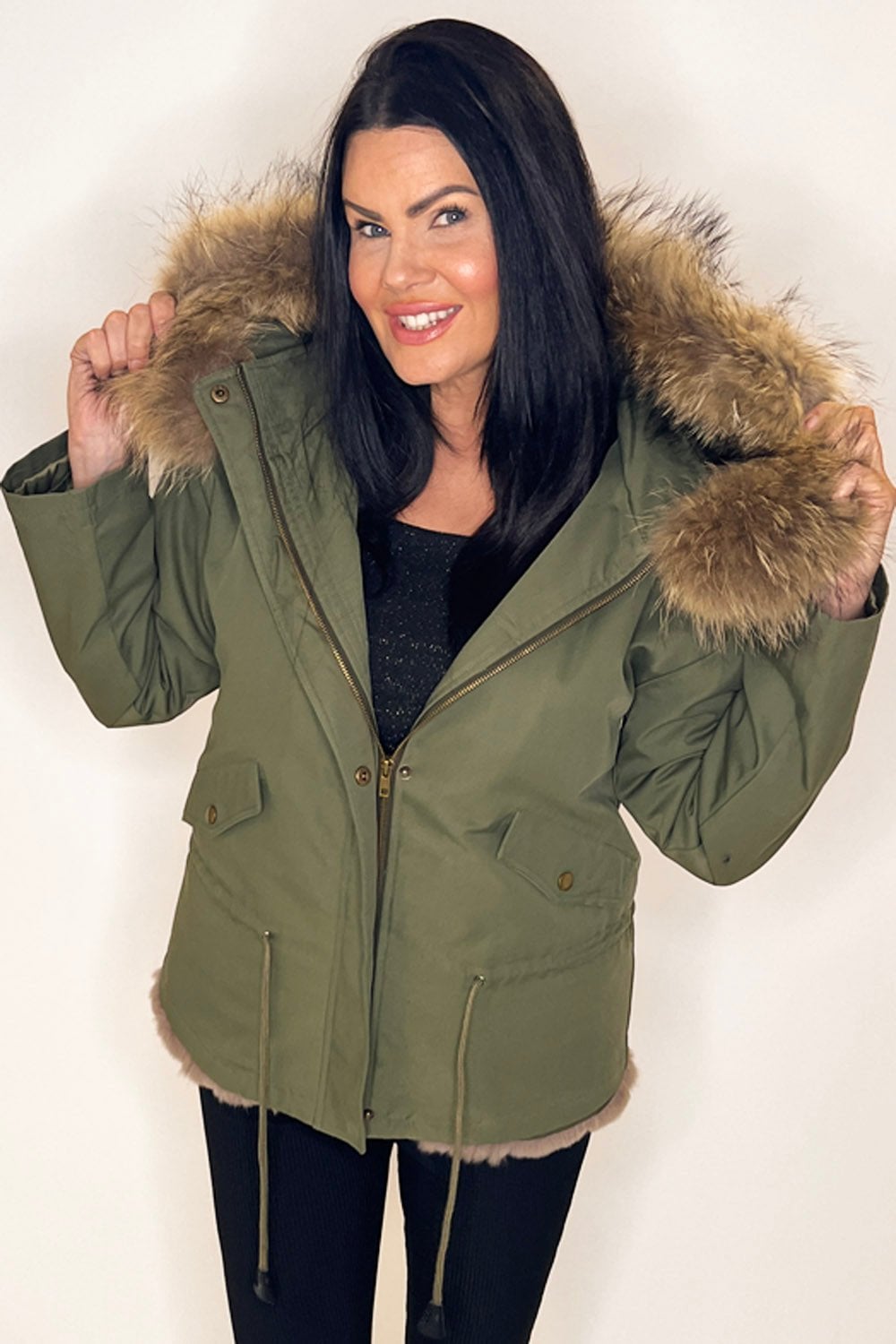 Coney & Fox Fur Parka Size: One Size