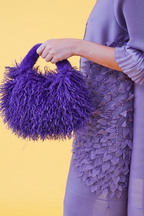 Bamboo Eco Faux Fur Bag