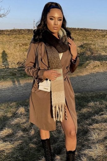Black Cashmere Blend Scarf