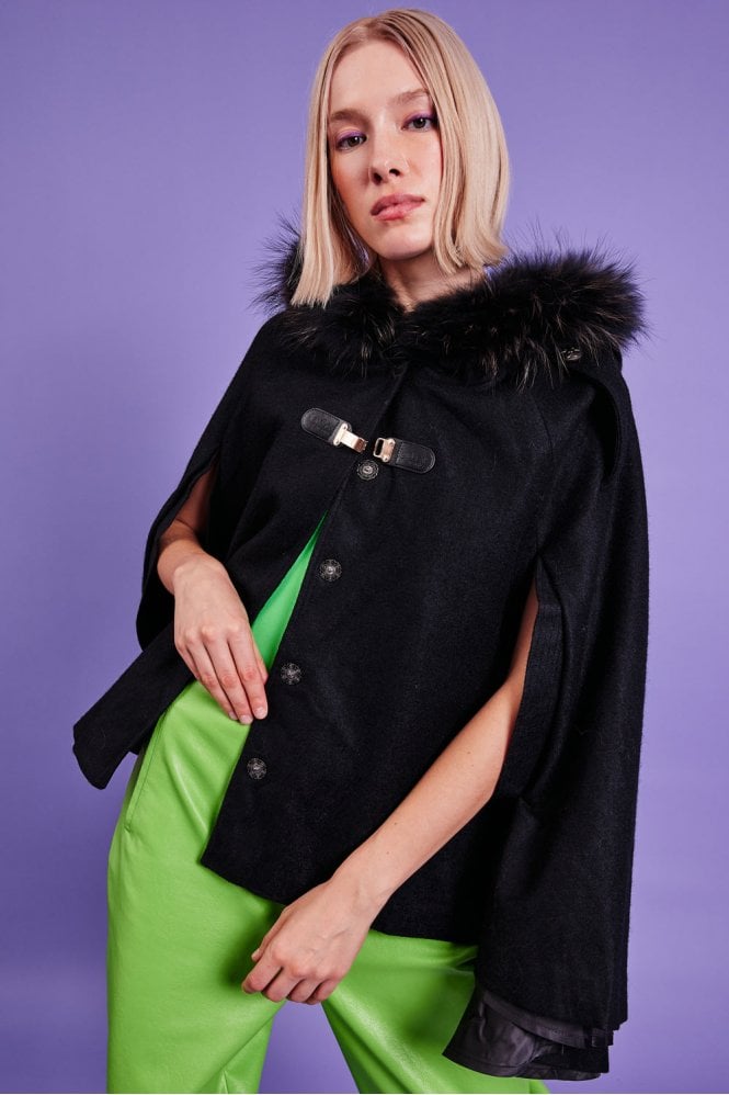 JAYLEY Fox Fur Shawl