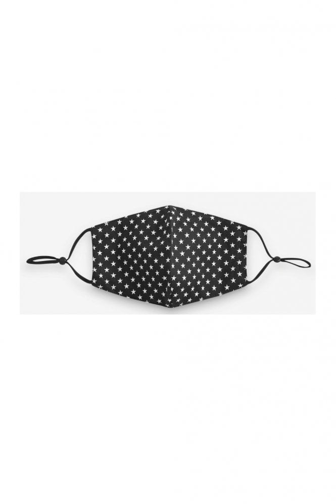 JAYLEY Black Reusable Cotton Fashion Face Mask