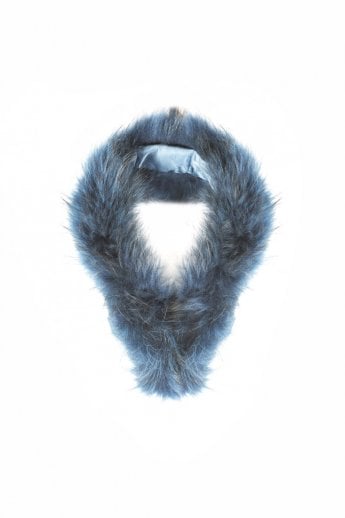 Blue Fox Fur Collar