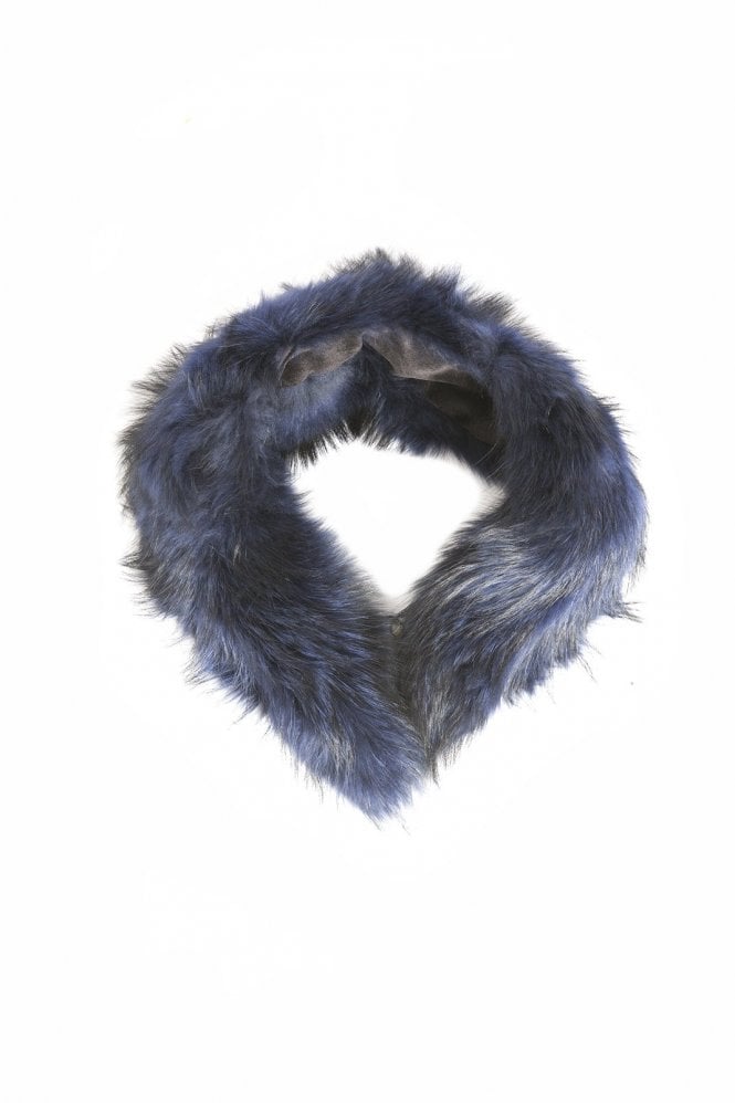 JAYLEY Blue Fox Fur Collar