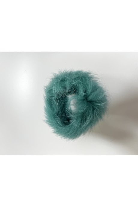 Blue Fox Fur Headband