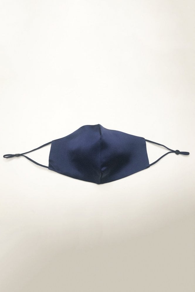 JAYLEY Blue Handmade 100% Mulberry Silk Adults Face Mask