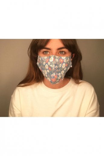 Blue Reusable Fashion Face Mask