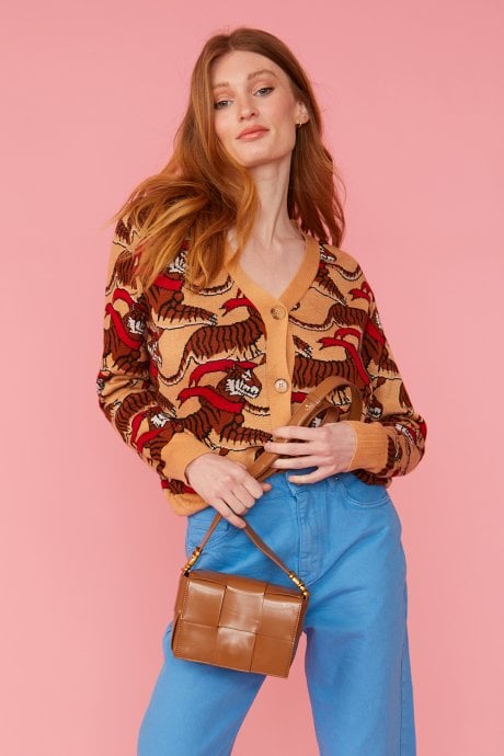 Brown Grape Skin Vegan Leather Bag