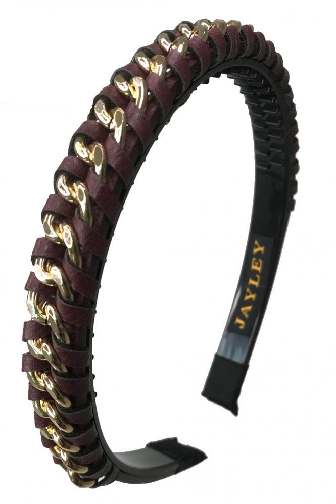 JAYLEY Brown Silk Blend Headband