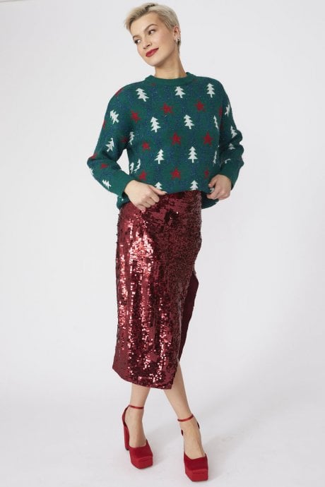 Cashmere and Banana Blend Christmas Jumper