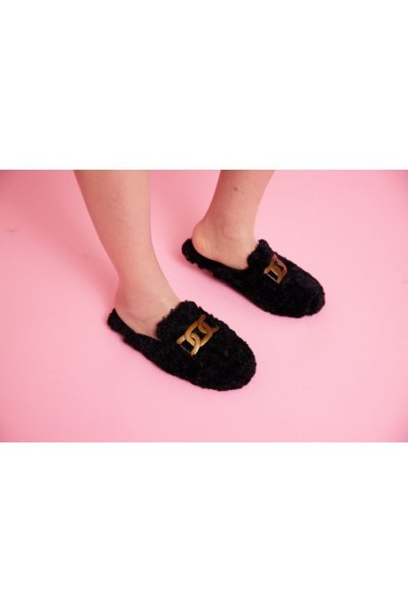 CHSL95A-02 -Unisex Real Fur Slippers