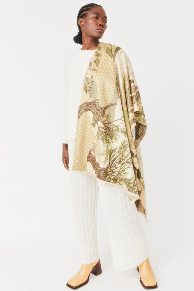 JAYLEY Elizabeth Cashmere Blend Wrap
