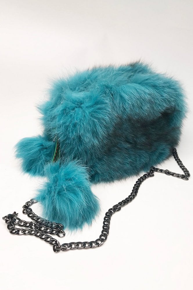 JAYLEY Fox Fur Tote Bag
