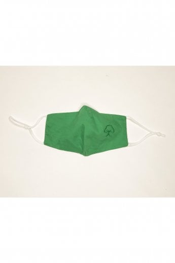 Green Reusable Cotton Fashion Face Mask with Filter Pocket