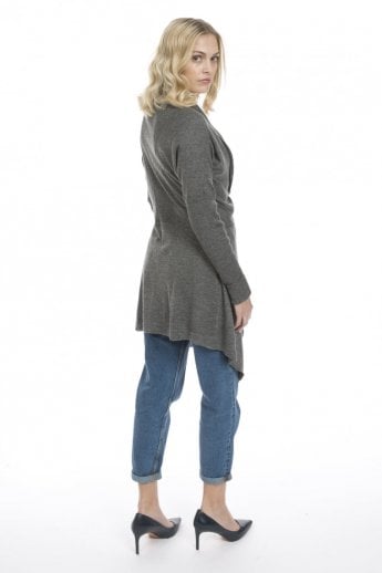 Grey Cashmere Cardigan