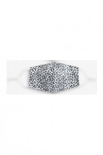 Grey Cotton Fashion Face Mask