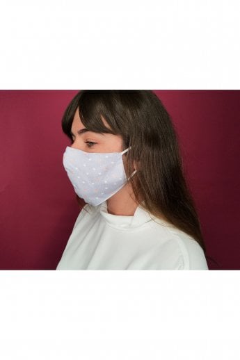 Grey Cotton Fashion Face Mask