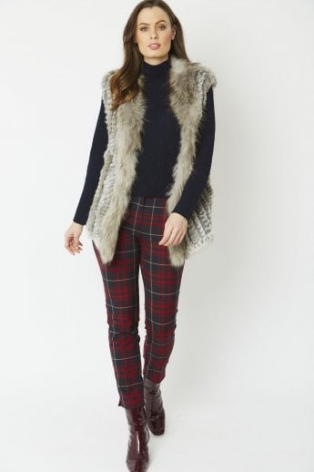 Grey Fox and Coney Fur Gilet
