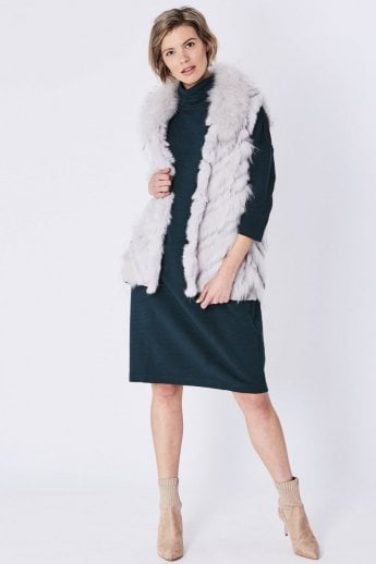 Grey Fox & Coney Fur Gilet