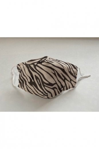 Grey Reusable Fashion Face Mask with Filter Pocket