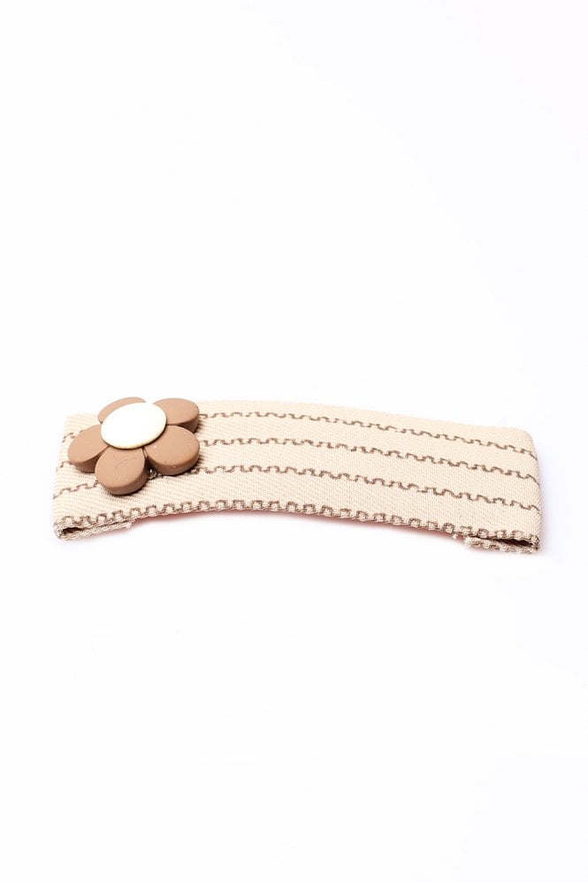 JAYLEY Hand Made Faux Leather Hair Clip