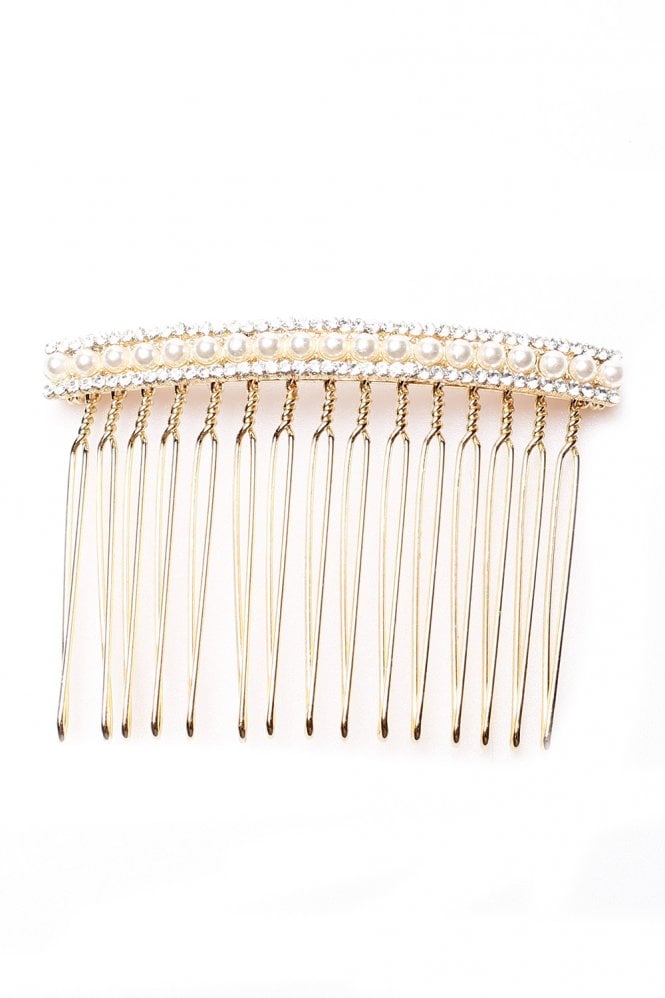 JAYLEY Lola Star Pearl Hair Comb Slide