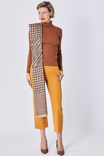 Mocha Cashmere Blend Wrap