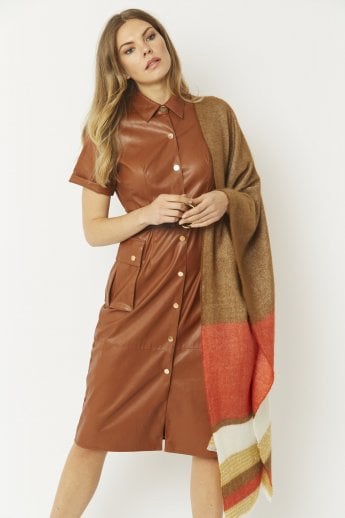 Mocha Cashmere Blend Wrap