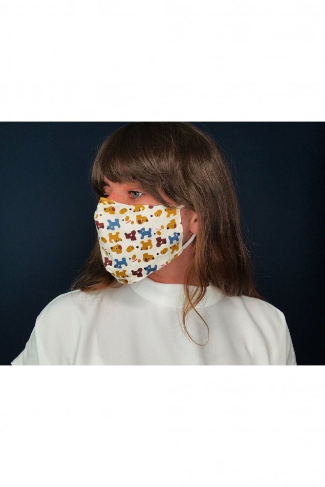 JAYLEY Mocha Cotton Fashion Face Mask