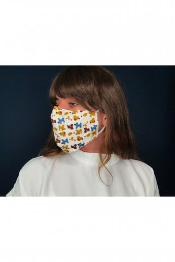 Mocha Cotton Fashion Face Mask