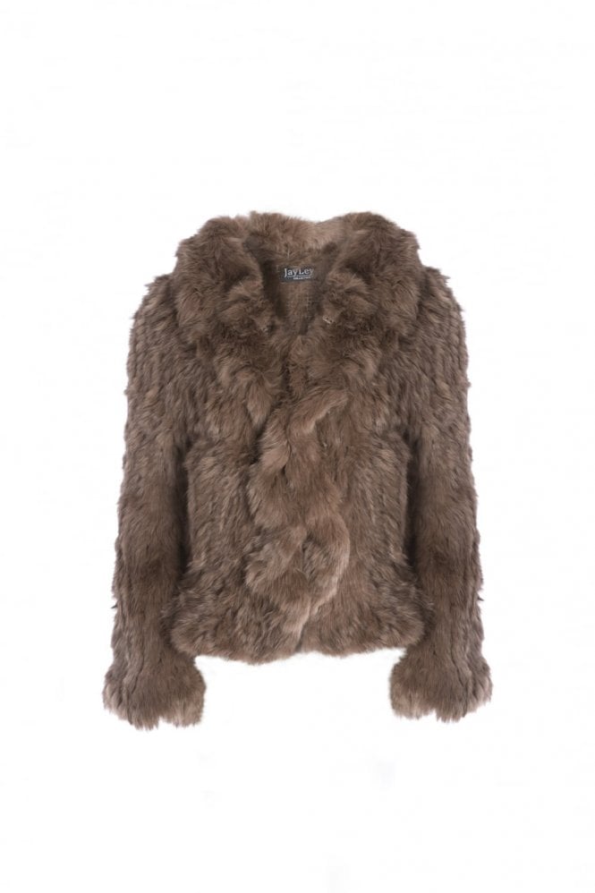 JAYLEY Mocha Fur Jacket
