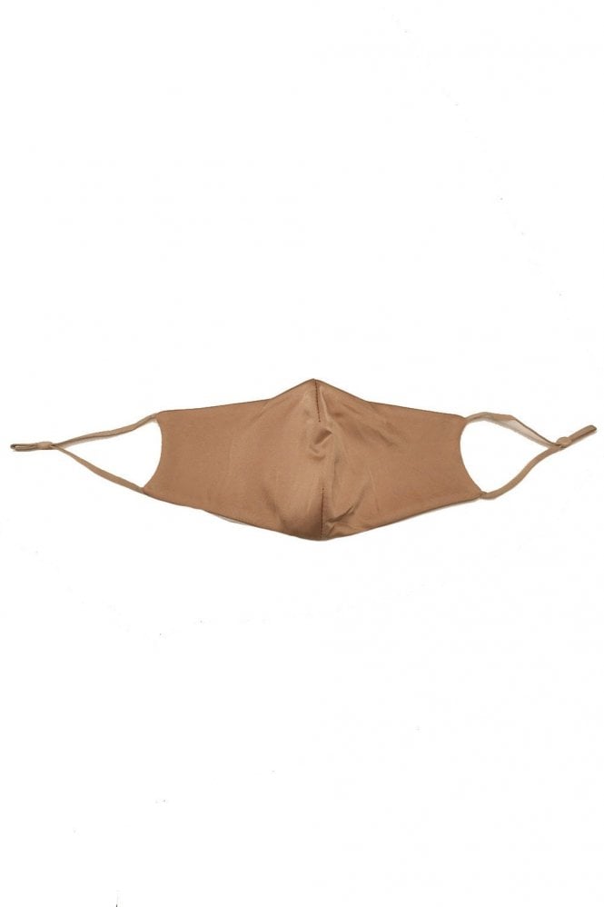 JAYLEY Mocha Mulberry Silk Face Mask