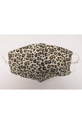 Mocha Reusable Cotton Fashion Face Mask with Filter Pocket