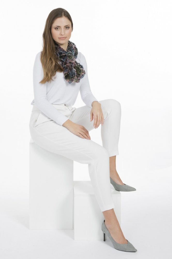 JAYLEY Multi Coney Fur Loop Scarf