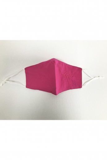 Pink Reusable Cotton Fashion Face Mask with Filter Pocket