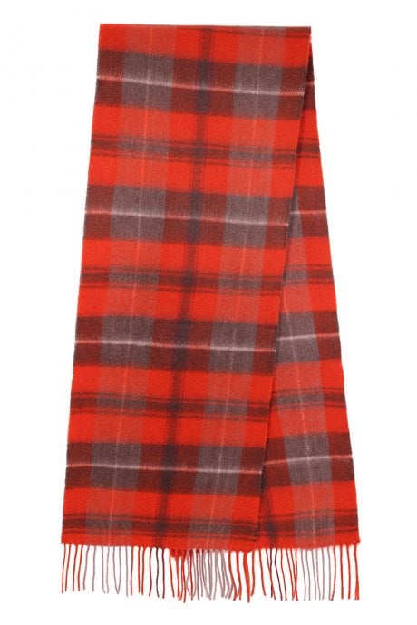 Pure Lambswool Checked Scarf