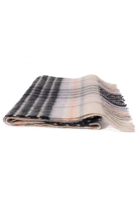 Pure Lambswool Checked Scarf