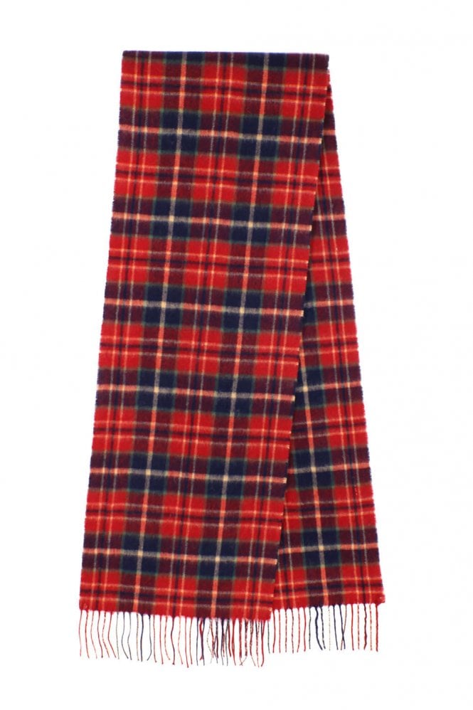 JAYLEY Pure Lambswool Checked Scarf