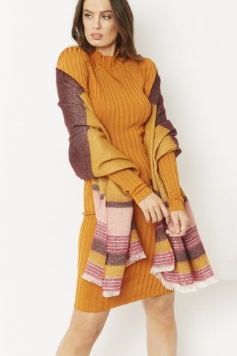Purple Cashmere Blend Wrap