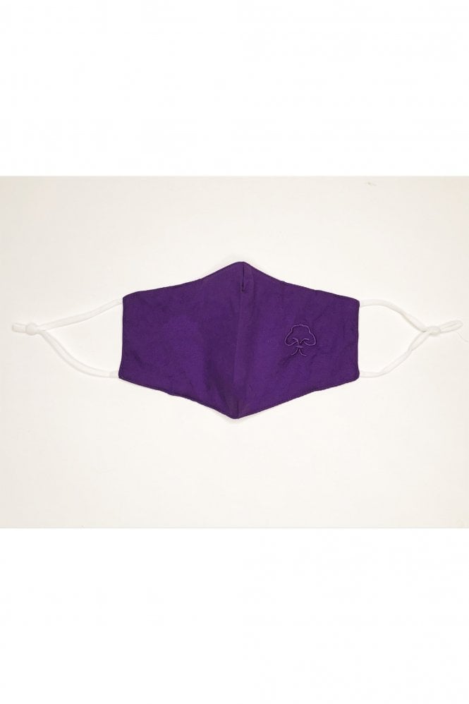 JAYLEY Purple Reusable Cotton Fashion Face Mask with Filter Pocket