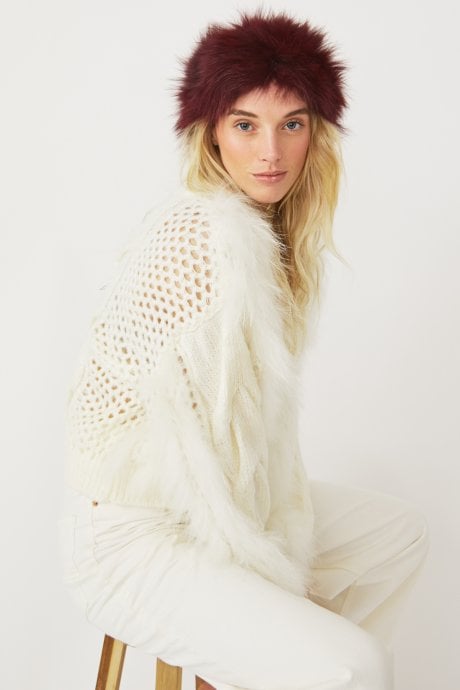 Red Fox Fur Headband