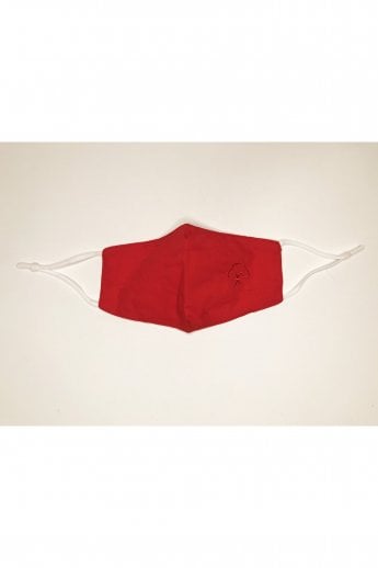 Red Reusable Cotton Fashion Face Mask with Filter Pocket