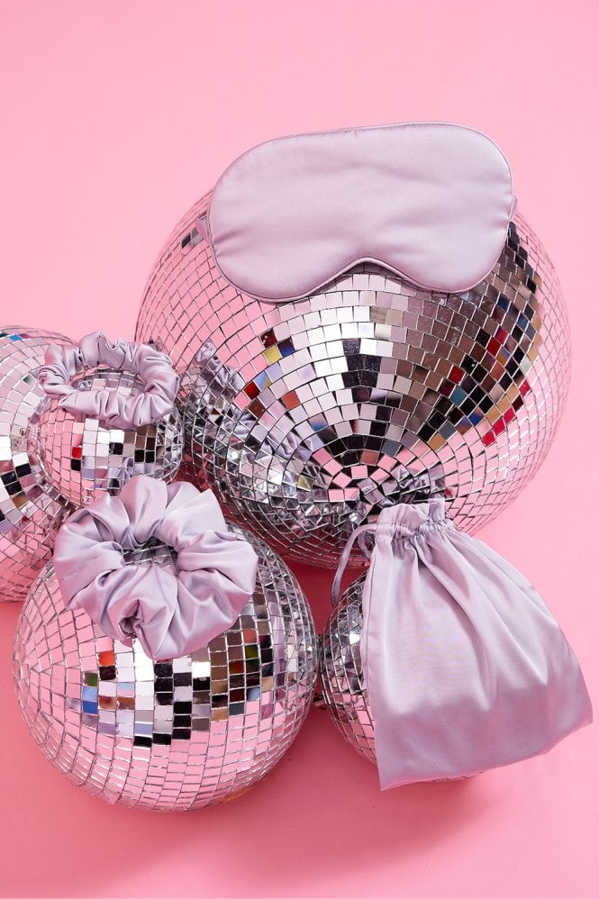 JAYLEY Silk Blend Eye Mask Scrunchie Set
