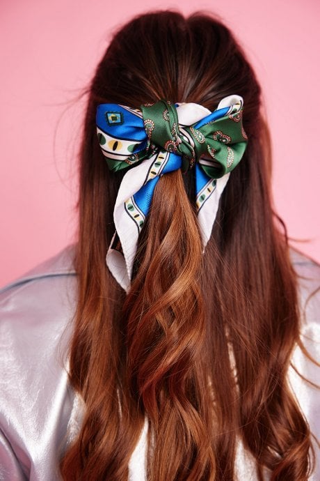 Silk Blend Hair Scarf