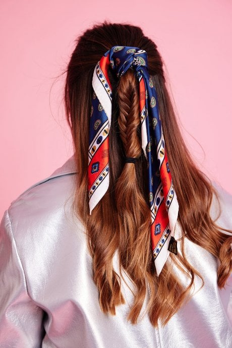 Silk Blend Hair Scarf
