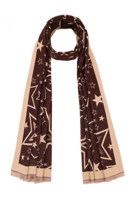 Star Design Cashmere Blend Scarf