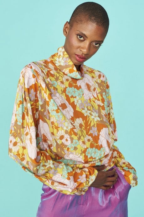 Sustainable Rose Petal Top