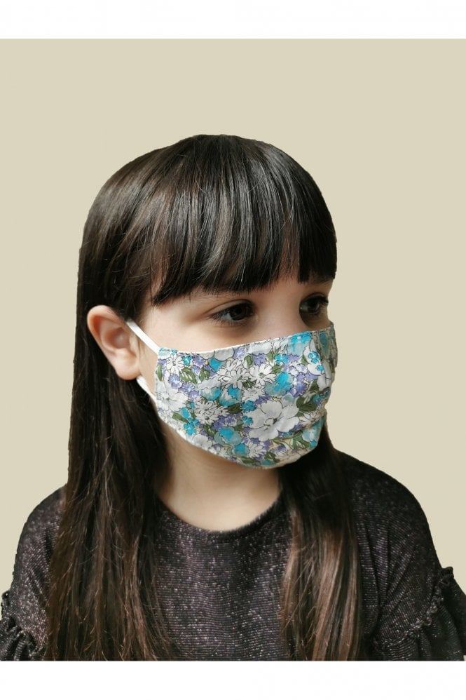 JAYLEY Teal Reusable Cotton Fashion Face Mask