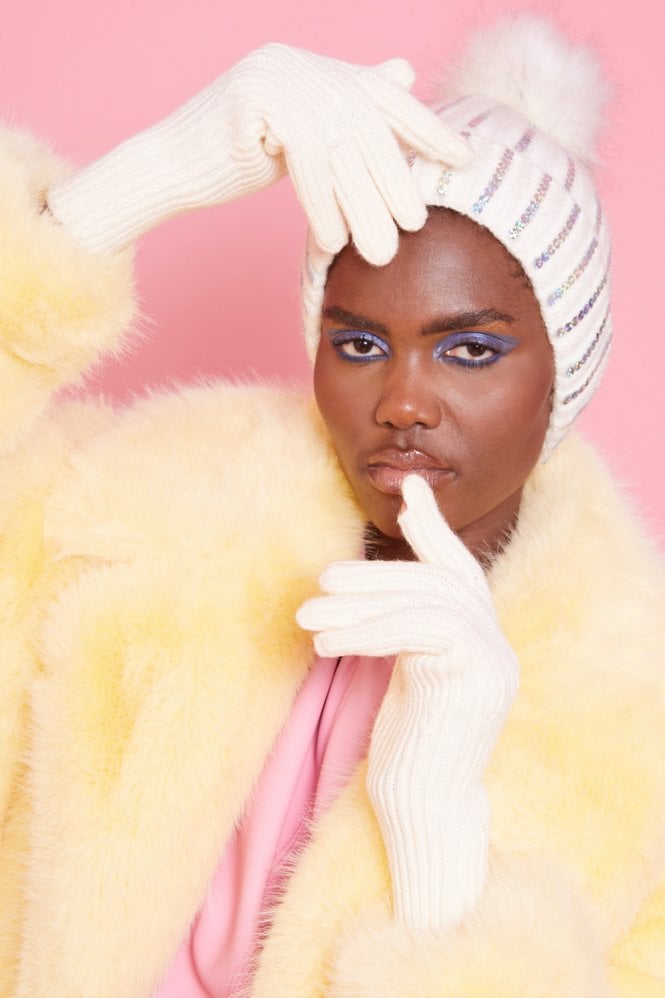 JAYLEY White Banana Peel Blend Gloves