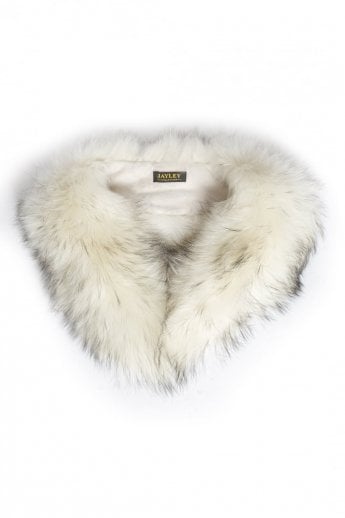 White Fox Fur Collar