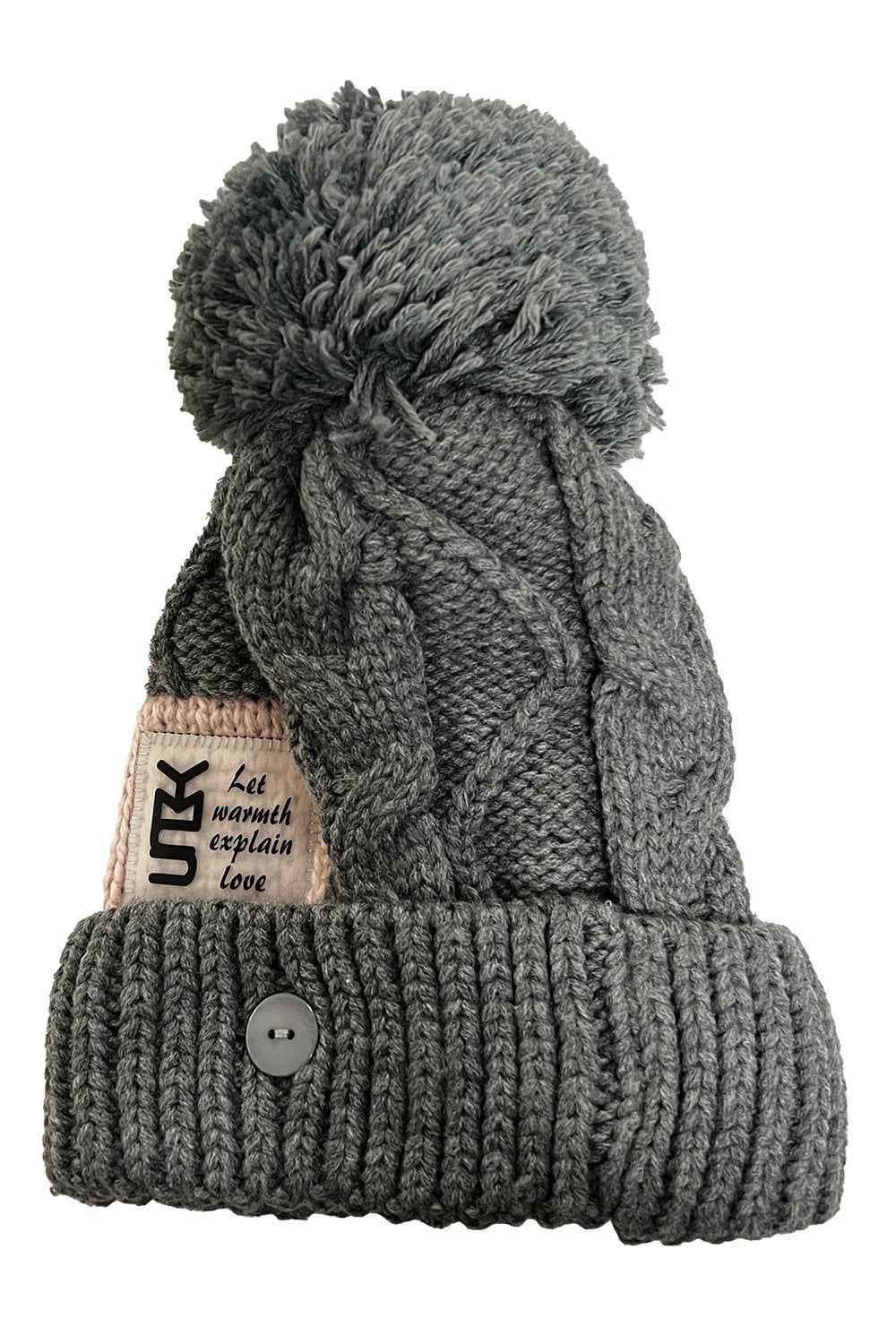 Knitted Bobble Hat Size: One Size